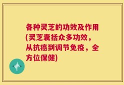 各种灵芝的功效及作用(灵芝囊括众多功效，从抗癌到调节免疫，全方位保健)