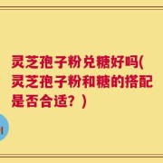 灵芝孢子粉兑糖好吗(灵芝孢子粉和糖的搭配是否合适？)