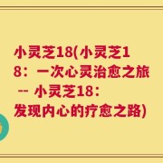 小灵芝18(小灵芝18：一次心灵治愈之旅 -- 小灵芝18：发现内心的疗愈之路)