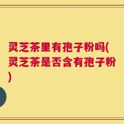 灵芝茶里有孢子粉吗(灵芝茶是否含有孢子粉)