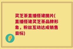 灵芝茶直播搭建图片(直播搭建灵芝茶品牌形象，粉丝互动达成销售目标)