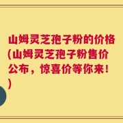 山姆灵芝孢子粉的价格(山姆灵芝孢子粉售价公布，惊喜价等你来！)
