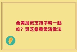 桑黄加灵芝孢子粉一起吃？灵芝桑黄煲汤做法