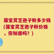 葆宝灵芝孢子粉多少钱(葆宝灵芝孢子粉价格，你知道吗？)