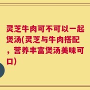 灵芝牛肉可不可以一起煲汤(灵芝与牛肉搭配，营养丰富煲汤美味可口)