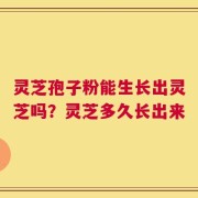 灵芝孢子粉能生长出灵芝吗？灵芝多久长出来