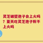 灵芝破壁孢子会上火吗？夏天吃灵芝孢子粉不上火吗