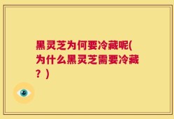 黑灵芝为何要冷藏呢(为什么黑灵芝需要冷藏？)