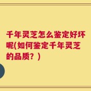千年灵芝怎么鉴定好坏呢(如何鉴定千年灵芝的品质？)