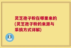 灵芝孢子粉在哪里来的(灵芝孢子粉的来源与采摘方式详解)