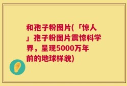 和孢子粉图片(「惊人」孢子粉图片震惊科学界，呈现5000万年前的地球样貌)