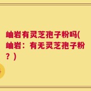 岫岩有灵芝孢子粉吗(岫岩：有无灵芝孢子粉？)