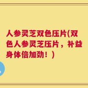 人参灵芝双色压片(双色人参灵芝压片，补益身体倍加劲！)