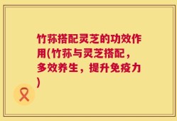 竹荪搭配灵芝的功效作用(竹荪与灵芝搭配，多效养生，提升免疫力)
