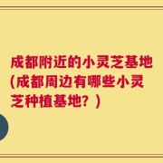 成都附近的小灵芝基地(成都周边有哪些小灵芝种植基地？)