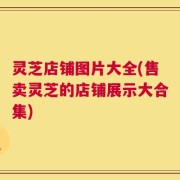 灵芝店铺图片大全(售卖灵芝的店铺展示大合集)