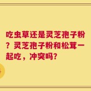 吃虫草还是灵芝孢子粉？灵芝孢子粉和松茸一起吃，冲突吗？