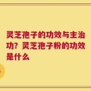 灵芝孢子的功效与主治功？灵芝孢子粉的功效是什么