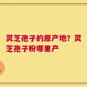 灵芝孢子的原产地？灵芝孢子粉哪里产