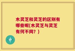 木灵芝和灵芝的区别有哪些呢(木灵芝与灵芝有何不同？)