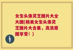 女生头像灵芝图片大全大图(精美女生头像灵芝图片大合集，高清原图享受！)