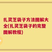 扎灵芝袋子方法图解大全(扎灵芝袋子的完整图解教程)