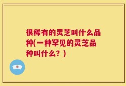 很稀有的灵芝叫什么品种(一种罕见的灵芝品种叫什么？)