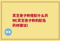 灵芝孢子粉搭配什么药材(灵芝孢子粉的配伍药材建议)