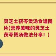 灵芝土茯苓煲汤食谱图片(营养美味的灵芝土茯苓煲汤做法分享！)
