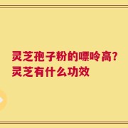 灵芝孢子粉的嘌呤高？灵芝有什么功效