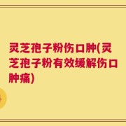 灵芝孢子粉伤口肿(灵芝孢子粉有效缓解伤口肿痛)