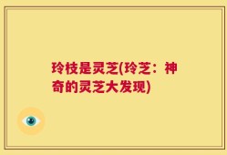 玲枝是灵芝(玲芝：神奇的灵芝大发现)