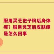 服用灵芝孢子粉后身体痒？服用灵芝后皮肤痒是怎么回事
