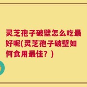 灵芝孢子破壁怎么吃最好呢(灵芝孢子破壁如何食用最佳？)