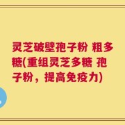 灵芝破壁孢子粉 粗多糖(重组灵芝多糖 孢子粉，提高免疫力)