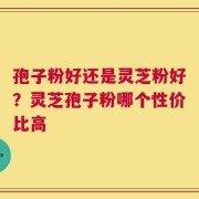孢子粉好还是灵芝粉好？灵芝孢子粉哪个性价比高