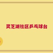 灵芝湖社区乒乓球台
