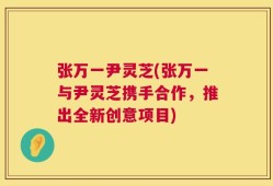 张万一尹灵芝(张万一与尹灵芝携手合作，推出全新创意项目)