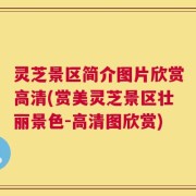 灵芝景区简介图片欣赏高清(赏美灵芝景区壮丽景色-高清图欣赏)