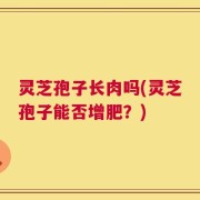 灵芝孢子长肉吗(灵芝孢子能否增肥？)