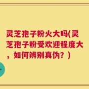 灵芝孢子粉火大吗(灵芝孢子粉受欢迎程度大，如何辨别真伪？)