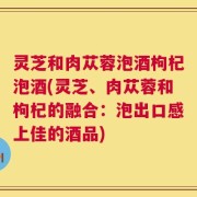 灵芝和肉苁蓉泡酒枸杞泡酒(灵芝、肉苁蓉和枸杞的融合：泡出口感上佳的酒品)