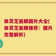 田灵芝面膜图片大全(田灵芝面膜推荐：图片完整解析)