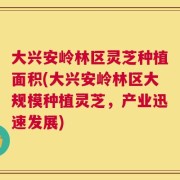 大兴安岭林区灵芝种植面积(大兴安岭林区大规模种植灵芝，产业迅速发展)