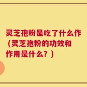 灵芝孢粉是吃了什么作 (灵芝孢粉的功效和作用是什么？)