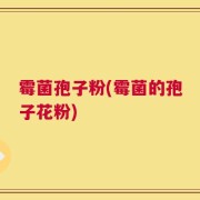 霉菌孢子粉(霉菌的孢子花粉)