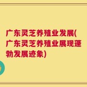 广东灵芝养殖业发展(广东灵芝养殖业展现蓬勃发展迹象)
