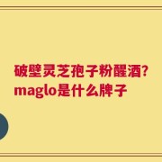 破壁灵芝孢子粉醒酒？maglo是什么牌子