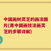 中国画树灵芝的画法图片(用中国画技法画灵芝的步骤详解)