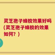 灵芝孢子蜂胶效果好吗(灵芝孢子蜂胶的效果如何？)